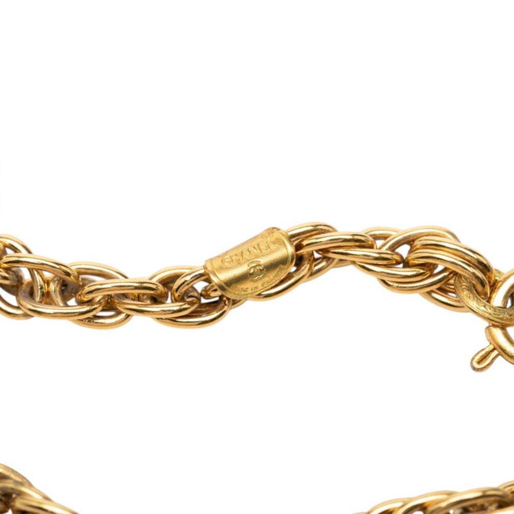 CHANEL Authentic Vintage Gold Logo Necklace - Picture 5 of 6